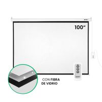 Ecran Eléctrico de Fibra Vidrio de 100 pulgadas