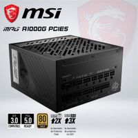 FUENTE DE ALIMENTACIÓN MSI MAG A1000G PCIE5 1000W 80 PLUS GOLD
