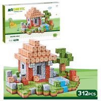 Bloques Magnéticos de Construcción Casita 312 pcs