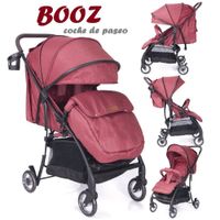 Coche de Paseo Ebaby Respaldar Reclinable BOOZ Rojo