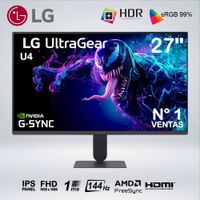 MONITOR ULTRAWIDE FULL HD 27'' IPS 144hz 1ms HDR10 AMDFreeSync modo game 27U411B