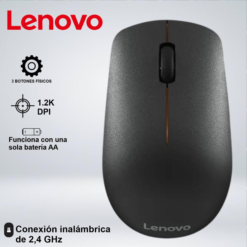 MOUSE LENOVO 400 WIRELESS BLACK GY50R91292