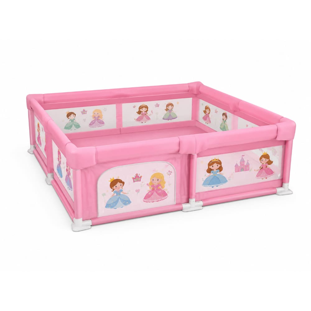 Corral Jaula Rosa Princesa Para Niñas Infantil 1,2 x 1,8m Niños Hogar L-2146