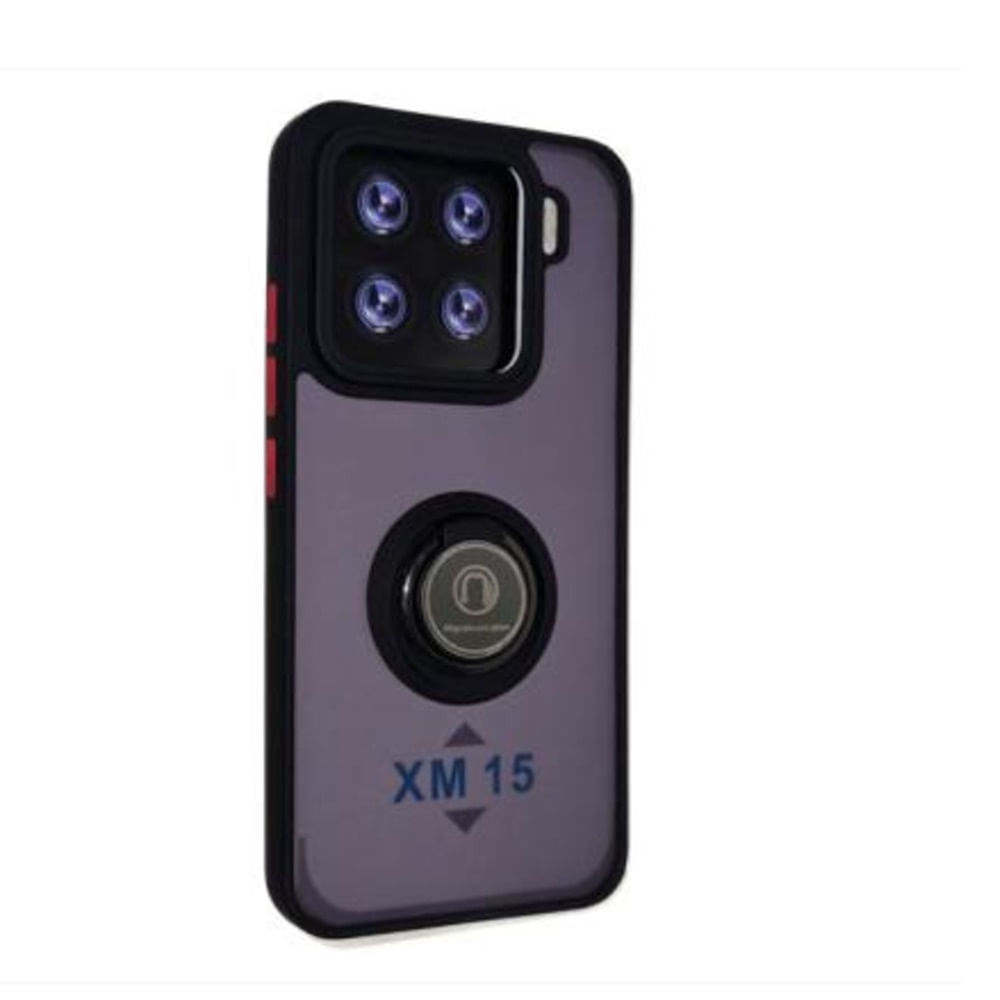 Case ahumado con soporte magnetico para Xiaomi XM15 - NEGRO