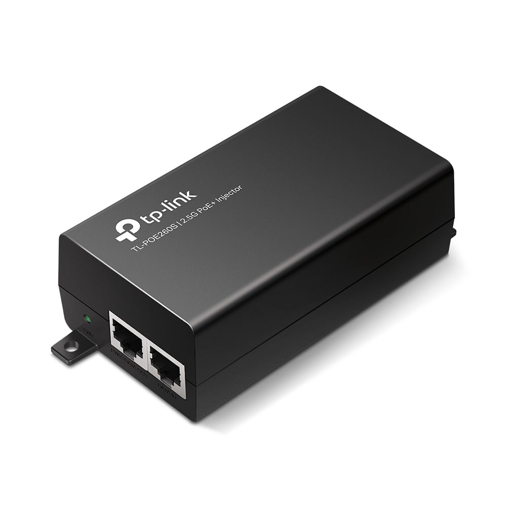TP-LINK Inyector PoE 2.5G 30W IEEE 802.3afat RJ45 Gigabit para Cámaras y AP - TL-POE260S