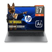 Laptop HP 200 G2a Ryzen 7 250 16GB DDR5 512GB SSD Con IA 16 WUXGA FreeDOS D61MFLT