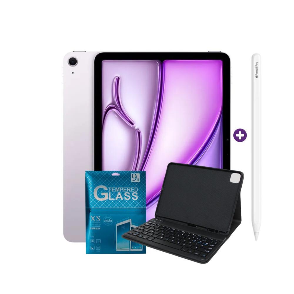 iPad Air 11 Pulgadas M4 128 GB WiFi Purple Smart Keyboard  Compatible y Pencil Pro y mica