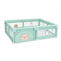 Corral Jaula Llama Verde Infantil 1.2m x 1.8m Niños Hogar L-2110