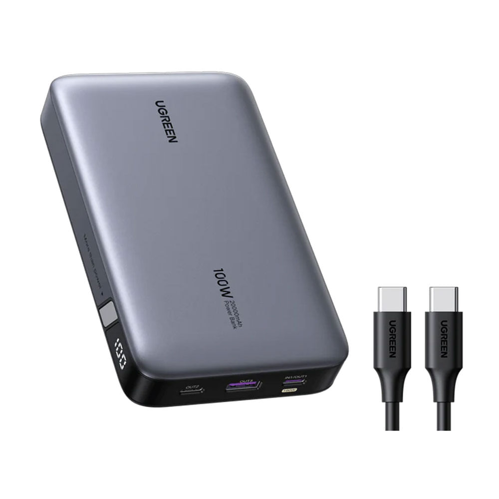 PowerBank Ugreen 20000mAh 100W Fast Charging Modelo PB720
