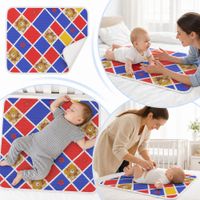 Mudador de Pañales para Niño 60x50 cm Diseño Infantil Surtido