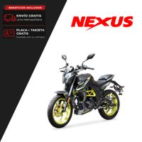 Motocicleta Nexus 200SS Negro con Verde