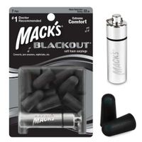 Tapón De Oído para Músicos Conciertos Discoteca Ensayos Dormir Viajar.  Reduce 32dB - NEGRO MACKS