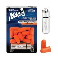 Tapón de Oídos para Ruidos Fuertes Herramientas Disparos Viajes Dormir. Reduce 33dB - NARANJA MACKS