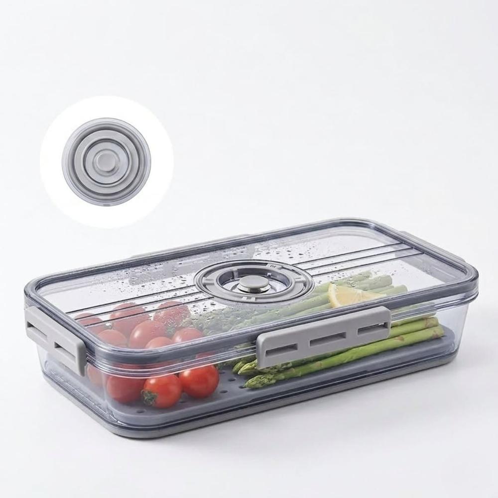 Táper Hermético De Calidad Premium Tamaño L Gris 7003 461G301