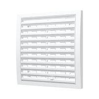 Rejilla de Ventilación 25x25cm con Regulador de Flujo - 2525RRP
