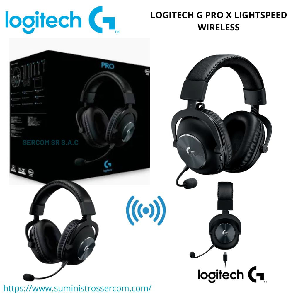 AUDIFONO CMICROF. LOGITECH G PRO X LIGHTSPEED WIRELESS BLACK
