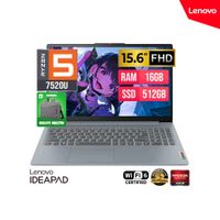 LAPTOP LENOVO IDEAPAD SLIM 3 15AMN8 RYZEN 5 7520U 15.6 FHD 16GB DDR5 SSD 512GB Maletin FreeDOS