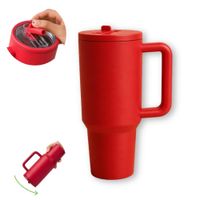 Vaso Tomatodo Térmico 1200 ml con Sorbete Paris Rojo 137RJ09