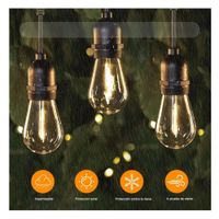 GUIRNALDA SOLAR LED DECORATIVA 5 METROS