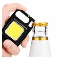 Linterna Portátil LED Abrebotellas Integrado Recargable USB