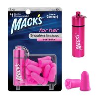 Tapones para Oídos Pequeños - Domir Estudiar Conciertos Discoteca Viajar - Reduce 30dB ROSA - MACKS