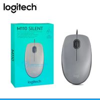 MOUSE LOGITECH M110 SILENT OPTICO USB SILVER