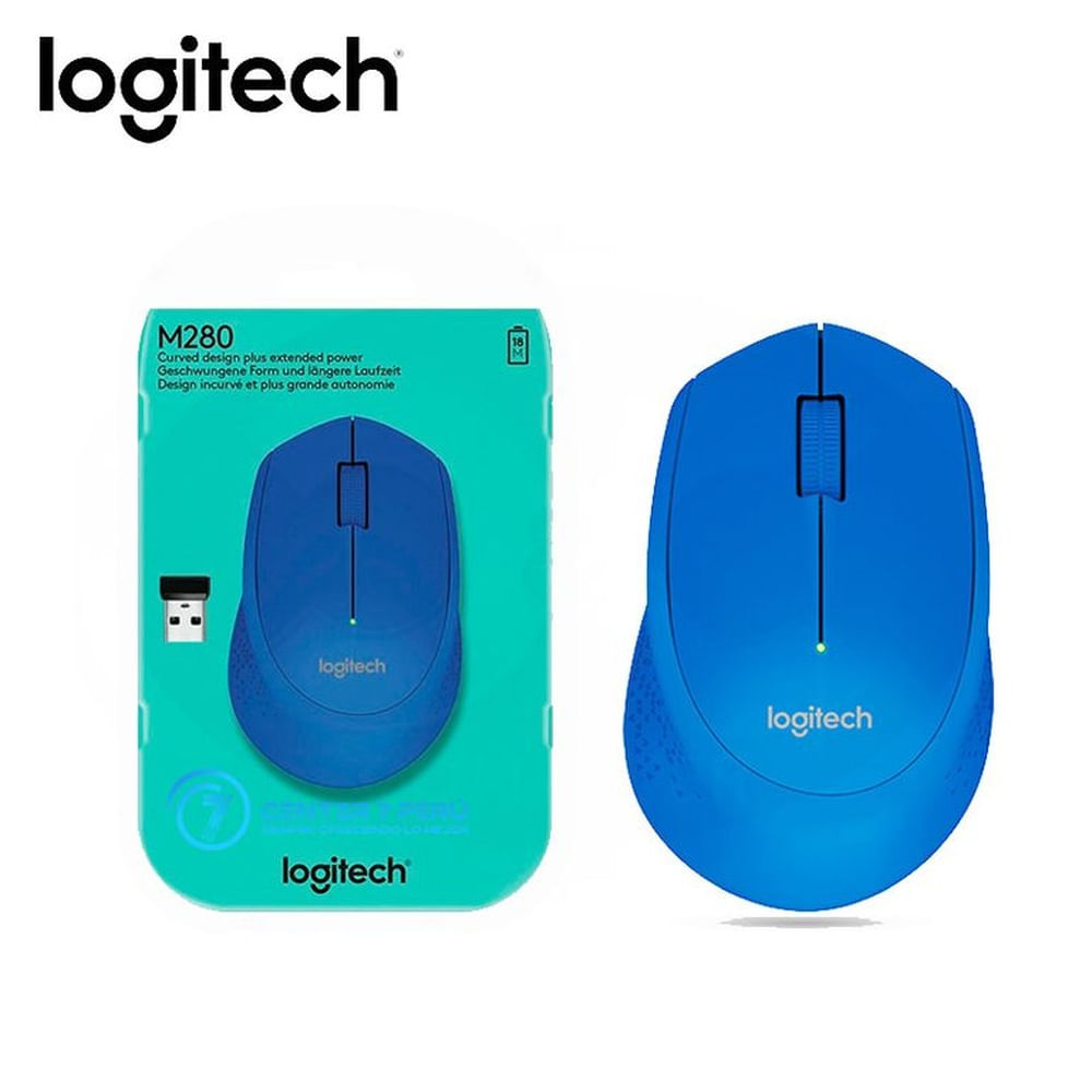 Mouse Logitech M280 Wireless azul