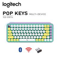 TECLADO LOGITECH POP KEYS MULTI-DEVICE WIRELESS LILAGREEN
