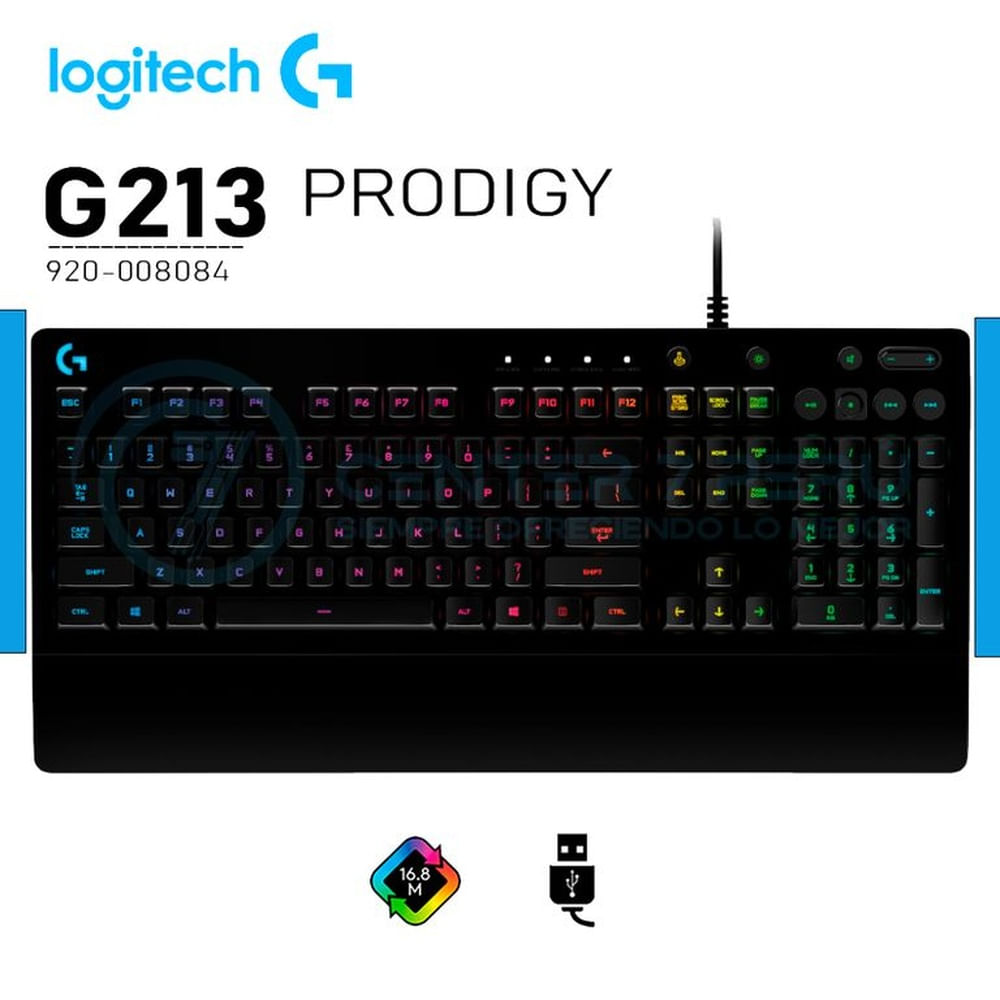 TECLADO LOGITECH G213 PRODIGY RGB GAMING