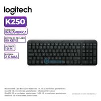 TECLADO LOGITECH K250 BLUETOOTH BLACK
