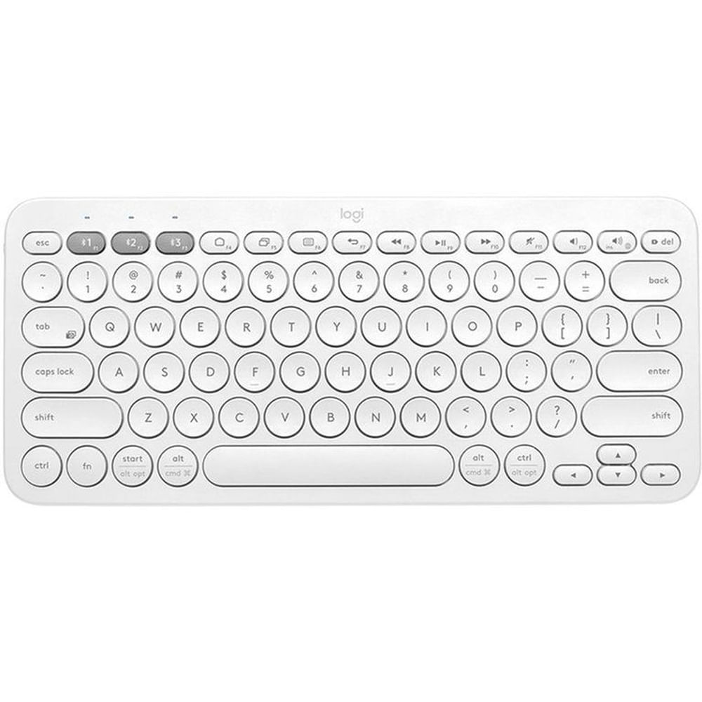 Teclado logitech k380 bluetooth - blanco