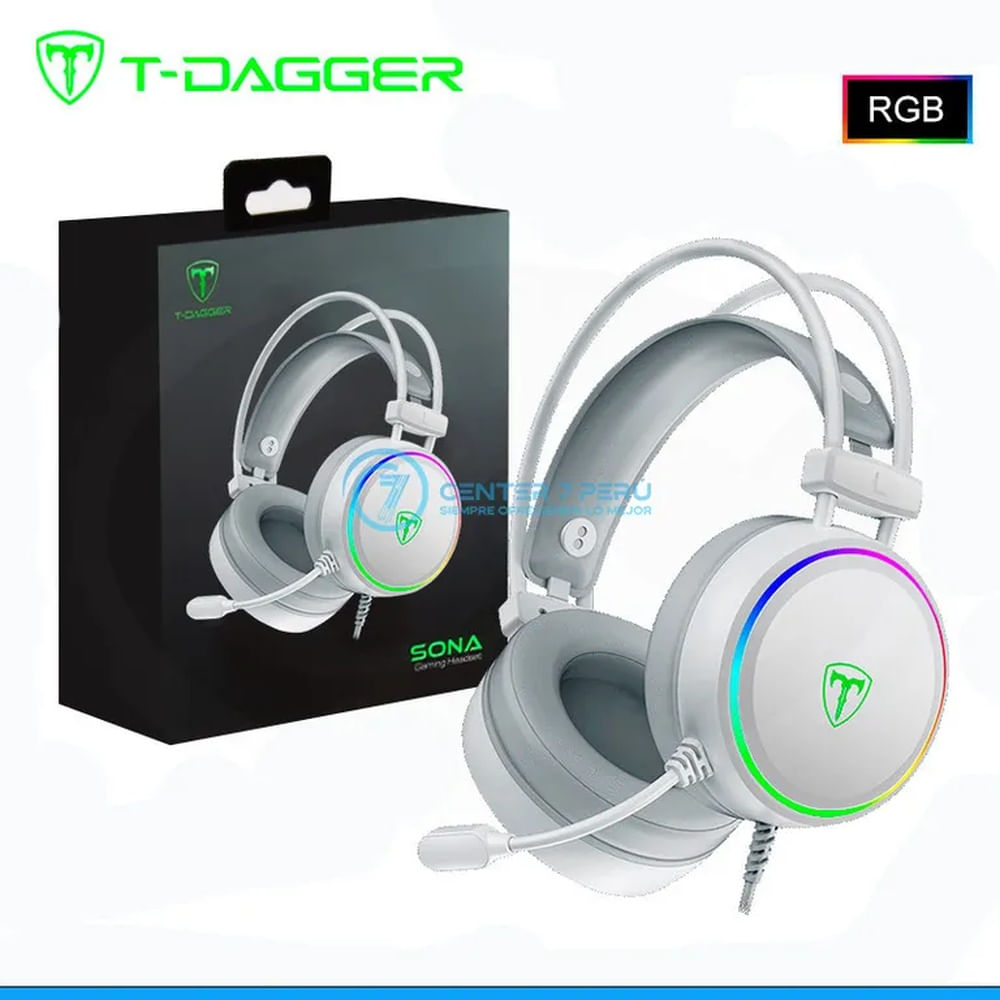 Auriculares T-Dagger SONA T-RGH304W WHITE