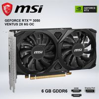 TARJETA GRÁFICA - MSI GEFORCE RTX 3050 VENTUS 2X 6GB GDDR6