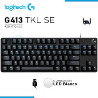 TECLADO LOGITECH G413 TKL SE BLACKLIGHT MECHANICAL GAMING BLACK