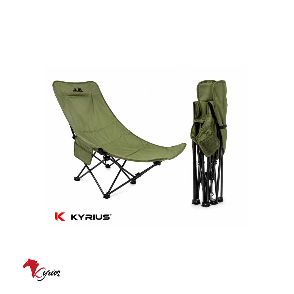 SILLA PLEGABLE COLOR VERDE MILITAR