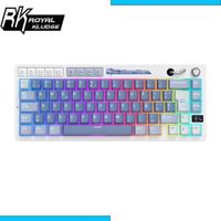 Teclado Royal Kludge RK M65 Inalambrico OCEAN BLUE - CREAMY SWITCH