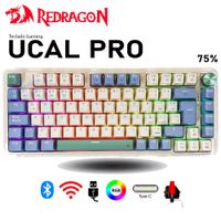 Teclado Redragon UCALPRO-RGB Wireless Spanish K673CPG PASTEL