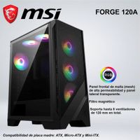 CASE MID TOWER MSI FORGE 120A AIRFLOW ARGB