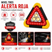 Luz de Emergencia Triángulo LED Multifuncional para Auto