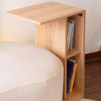 Mesa lateral Multifuncional Silene con ruedas ocultas