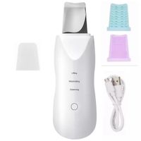 Dispositivo Peeling Ultrasónico Facial Limpiador Profundo Poros Anti-Acné Rejuvenece Piel