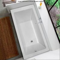 Tina de Baño Minimalista Blanco 150x80