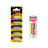 Pilas Alcalinas A27 12V Blister x 5 Unidades para Controles, Alarmas, OPALUX OP-27P5