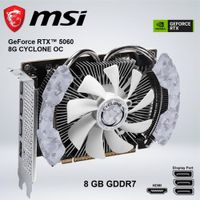 TARJETA GRÁFICA - MSI GEFORCE RTX 5060 8G CYCLONE OC 8 GB GDDR7
