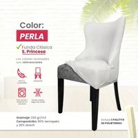 Funda vintage princesa o reina en terciopelo 8 unidades - Perla