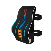 Respaldo Anatómico Lumbar Viscoelástico con Gel y Funda