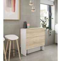 Mesa de Comedor Plegable Tayikistán BlancoDuna