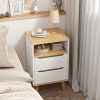 Velador Vintage Moderno Marina 2 Cajones
