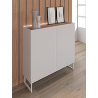 Zapatera Minimalista Arequipa color Blanco 2 puertas TU MESITA