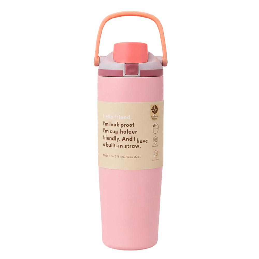 Termo Toma todo de acero inoxidable 900 ml Rosado